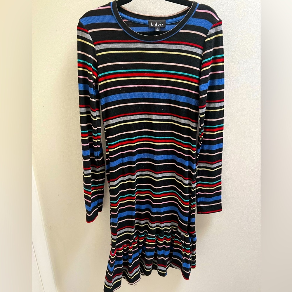 Striped Ribbed Dress